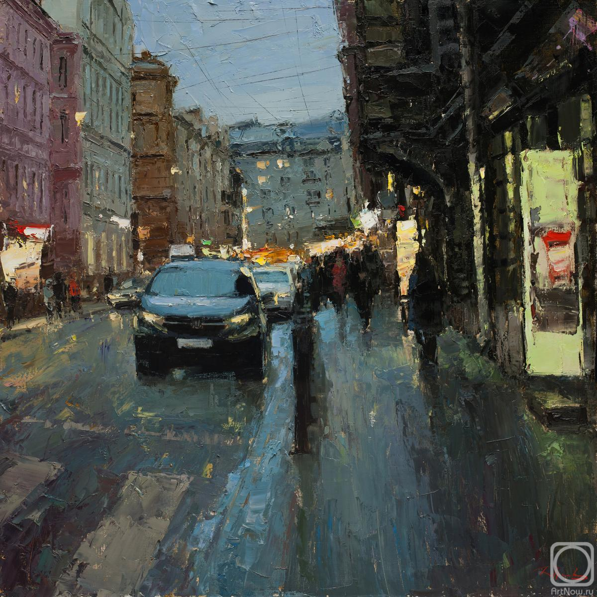 Burtsev Evgeny. Evening lane