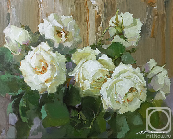 Kovalenko Lina. White roses