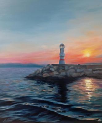 Lighthouse in Kas, Turkey