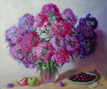 Phlox and cherries