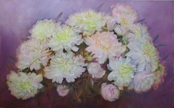 Summer Song (Pink Peonies In Oil). Razumova Svetlana