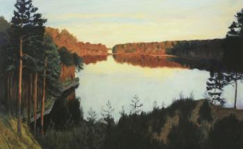 Foreign copy of the Lake Lake I.I.Levitana