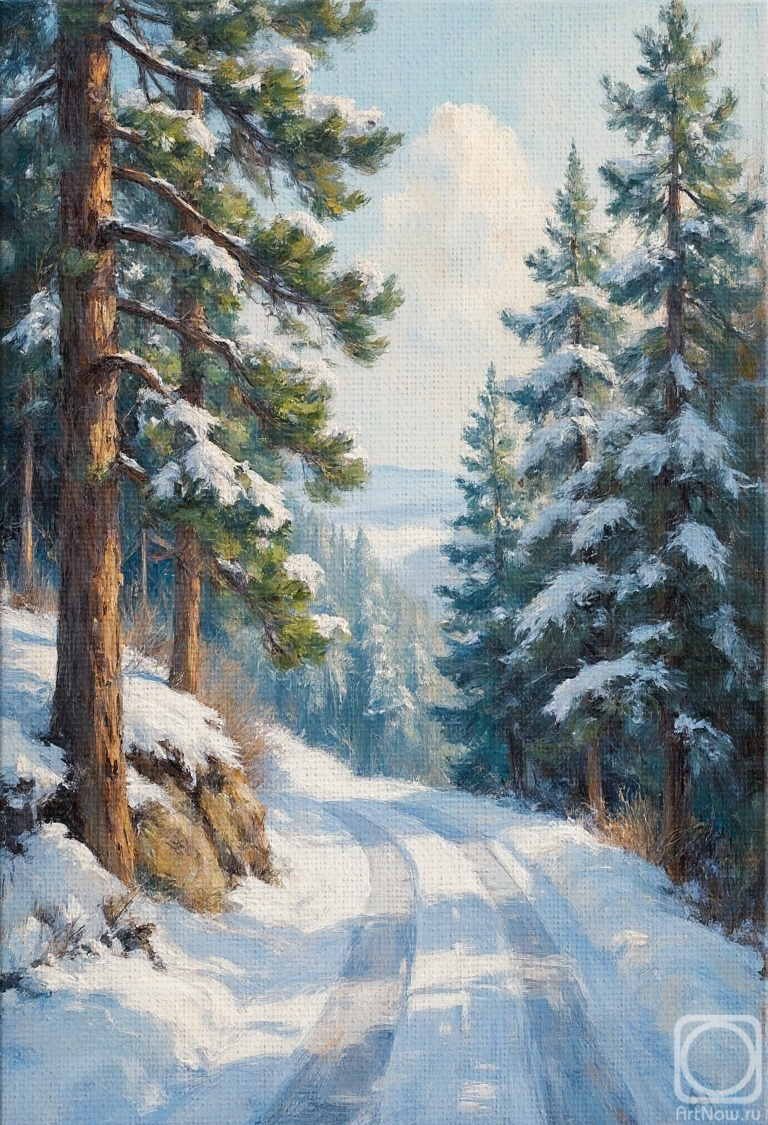 Tsepkov Andrey. Forest road