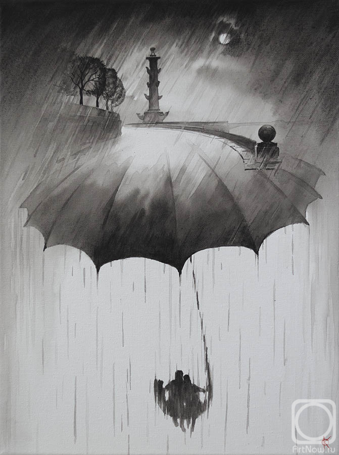 Eldeukov Oleg. Umbrella (On Strelka)