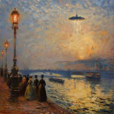 Visit to Saint Petersburg by an Alien Ship in 1893