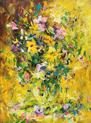 Evening bouquet (Evening Light Painting). Ushkov Valeriy