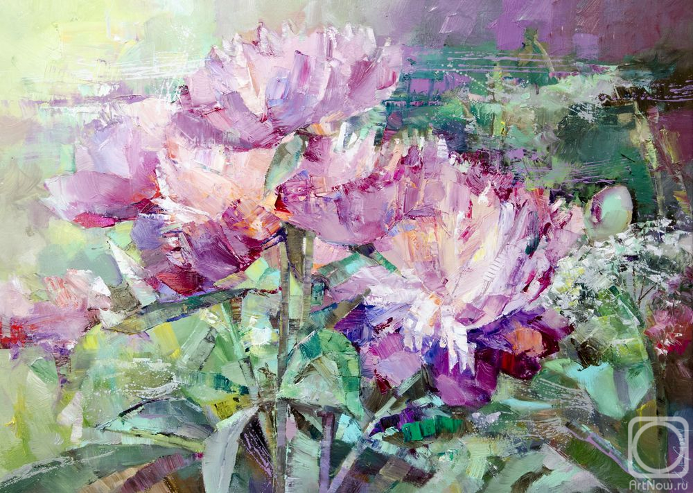 Alecnovich Gennady. Fragrant peonies