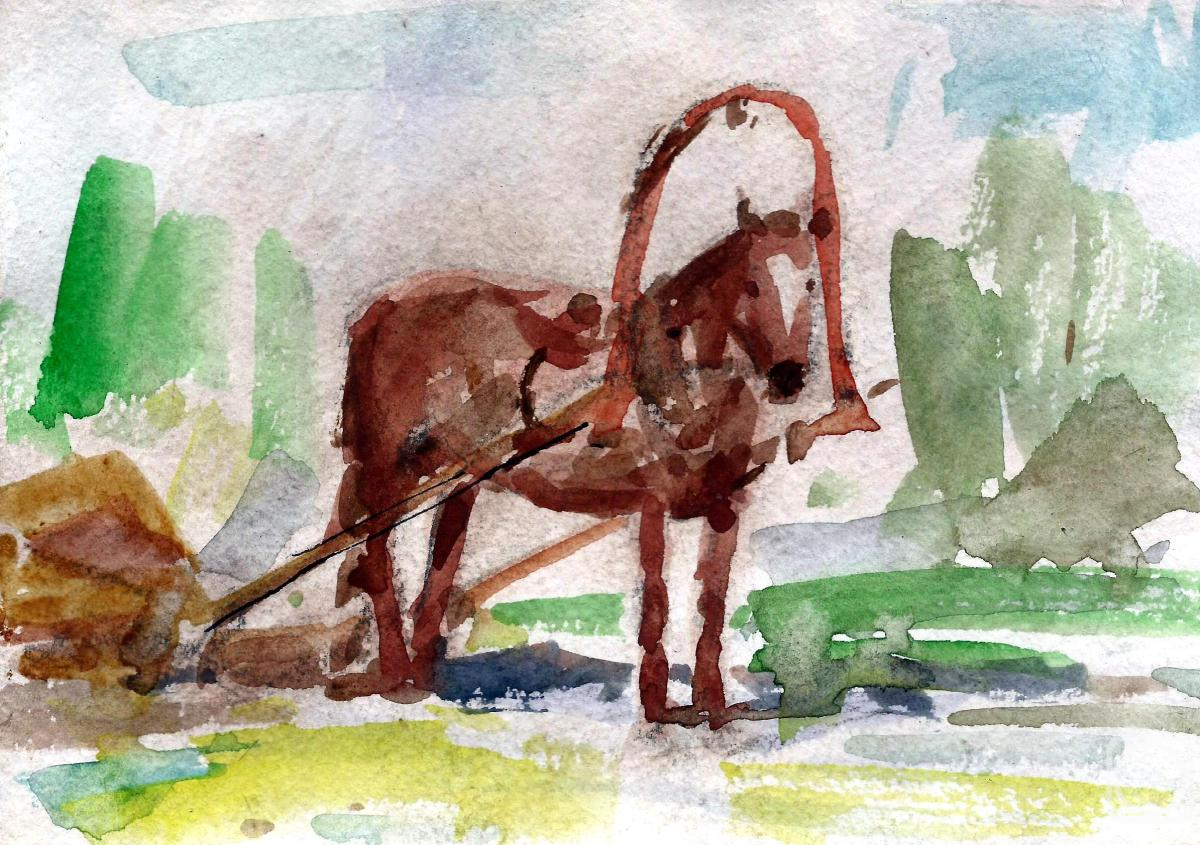 Knecht Aleksander. Tired