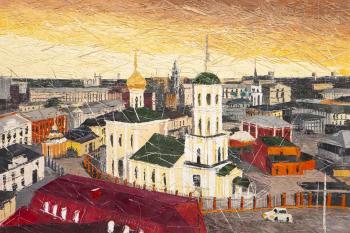 Warmth of Sunset. Soul of Tula - Pokrovskaya Church. Lorti Dzhoui