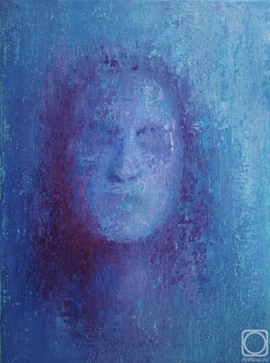 ������� ������ �� ������. ������� �������. Woman in blue