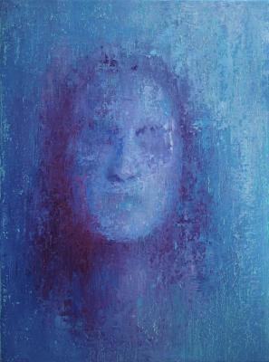 Woman in blue. ������� �������