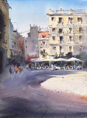 Valencia Sunlit Square. Gorbacheva Evgeniya