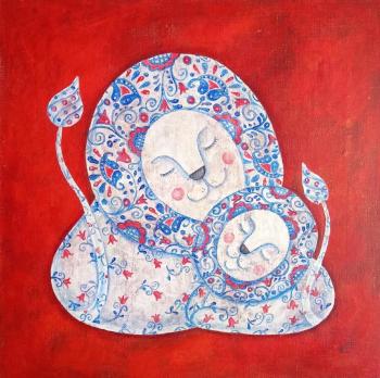 Vintage Lions (Russian Fairy Tale). Razina Elena