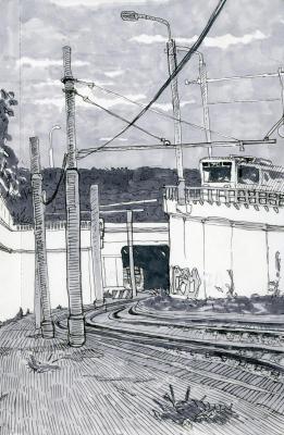 Tram tracks. Mazurenko Timofey