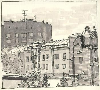 Artist's studio. Mazurenko Timofey