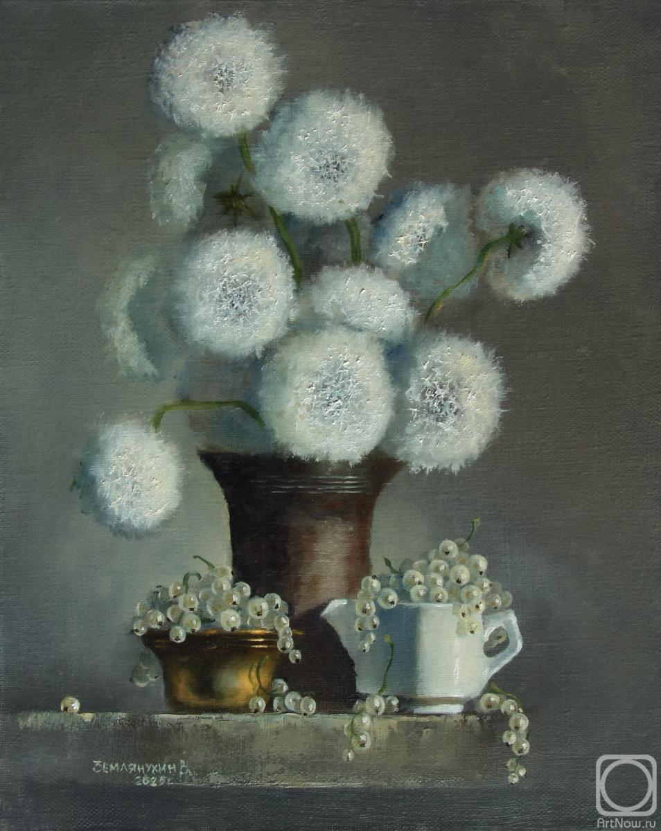 Zemlianukhin Vadim. Dandelions with white currant