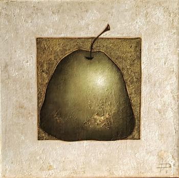Картина «Миниатюра с яблоком»