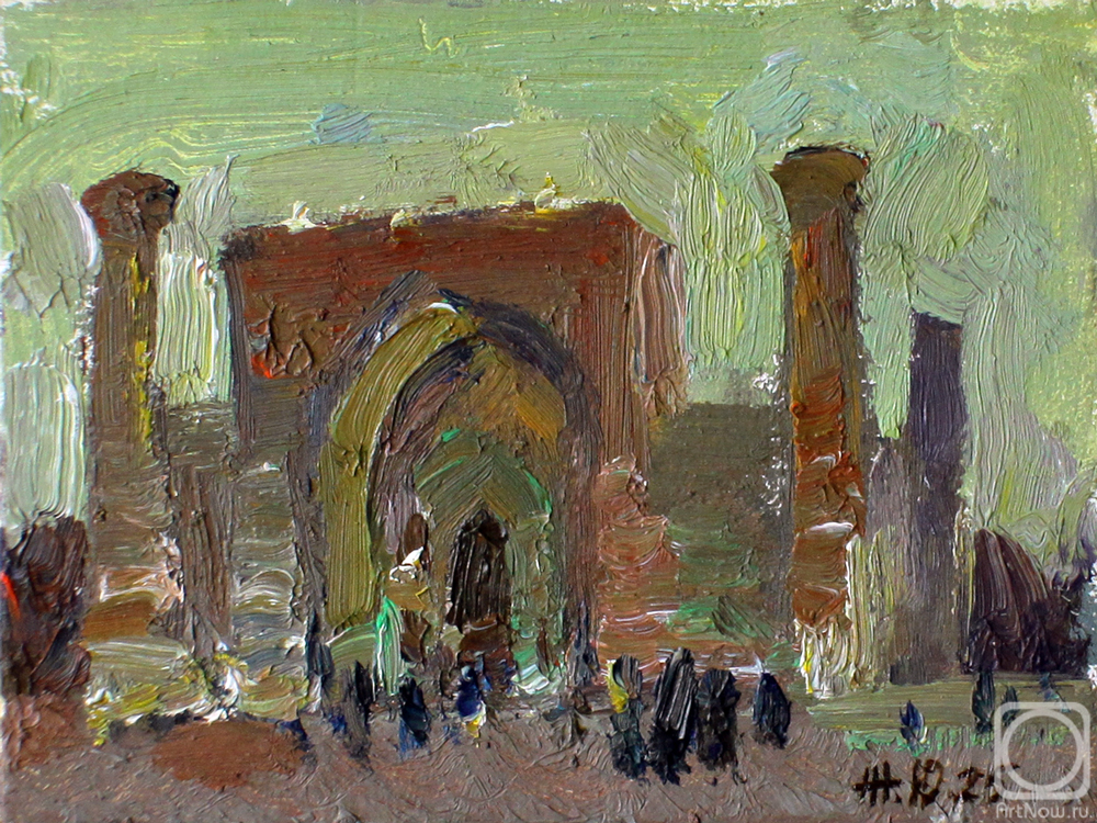 Zhukova Juliya. Ulugbek Madrasah at sunset