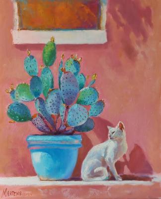 Картина «Белая кошка в Бурано»