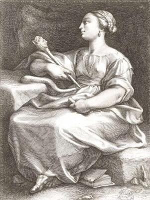 The muse of comedy and light poetry Talia. Kolotikhin Mikhail