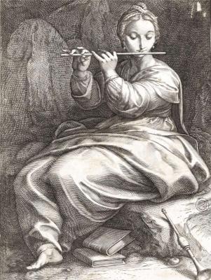 The muse of lyrical poetry and music Efterpa. Kolotikhin Mikhail