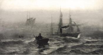 Foggy weather on the coast of Newfoundland