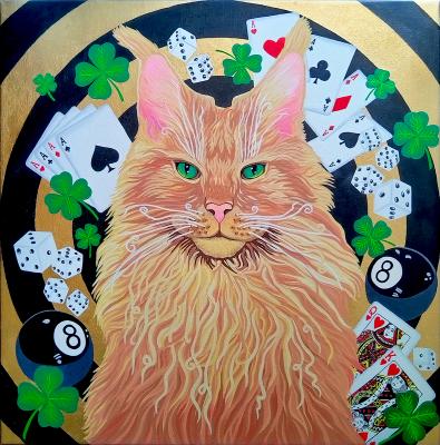 Red for luck (Cards). Khilchenko Marina