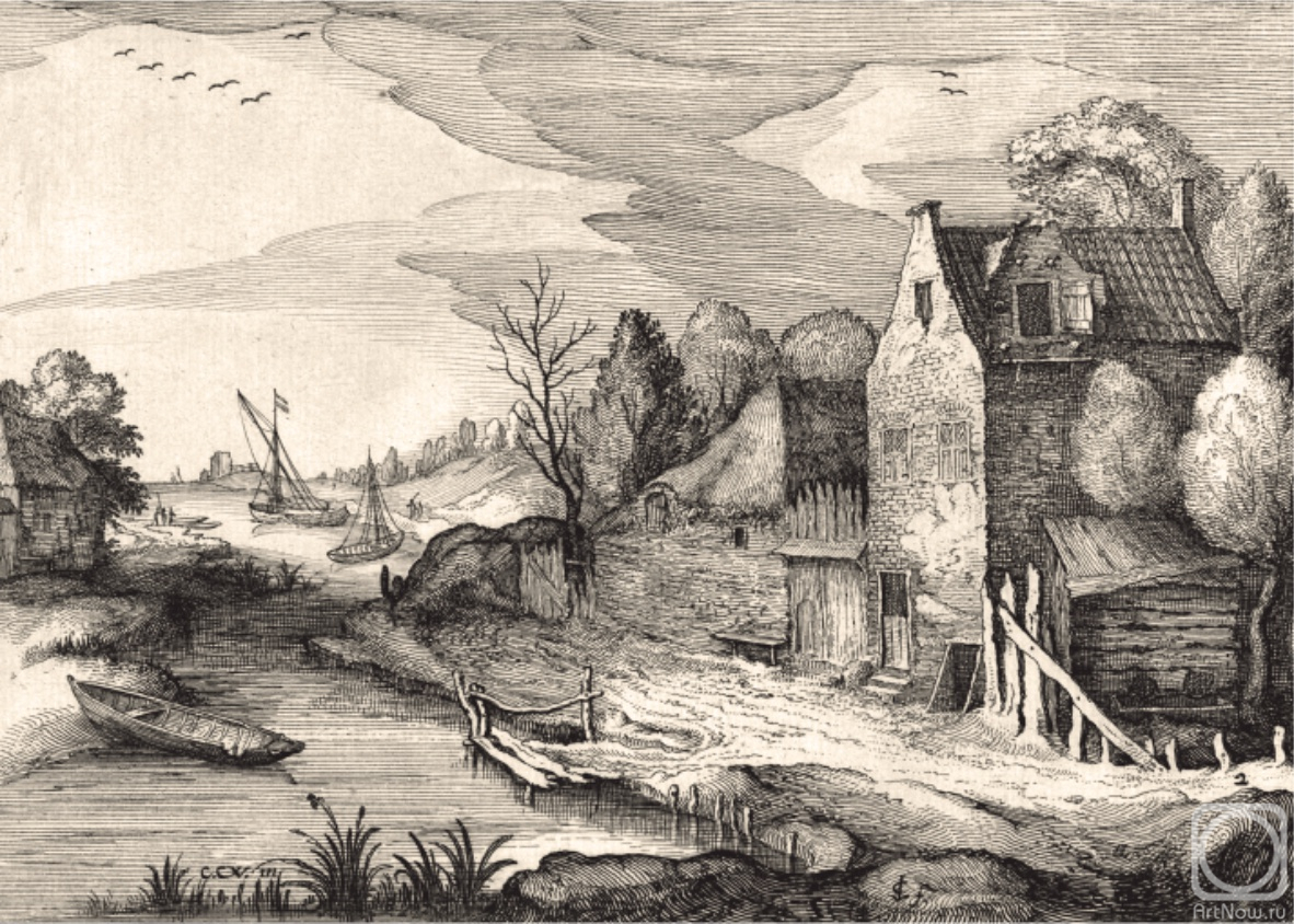 Kolotikhin Mikhail. Houses on the water