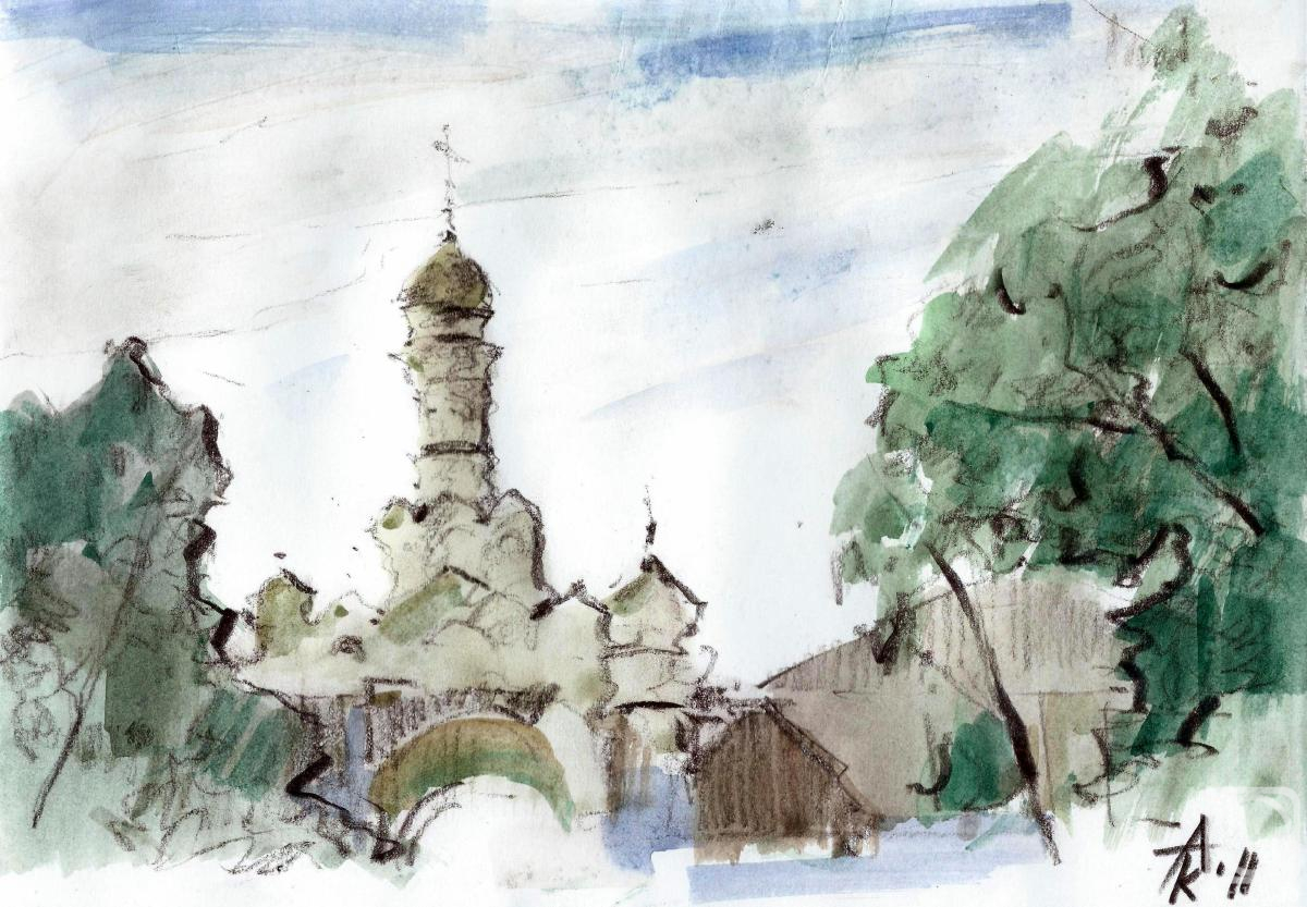 Knecht Aleksander. Architectural motif