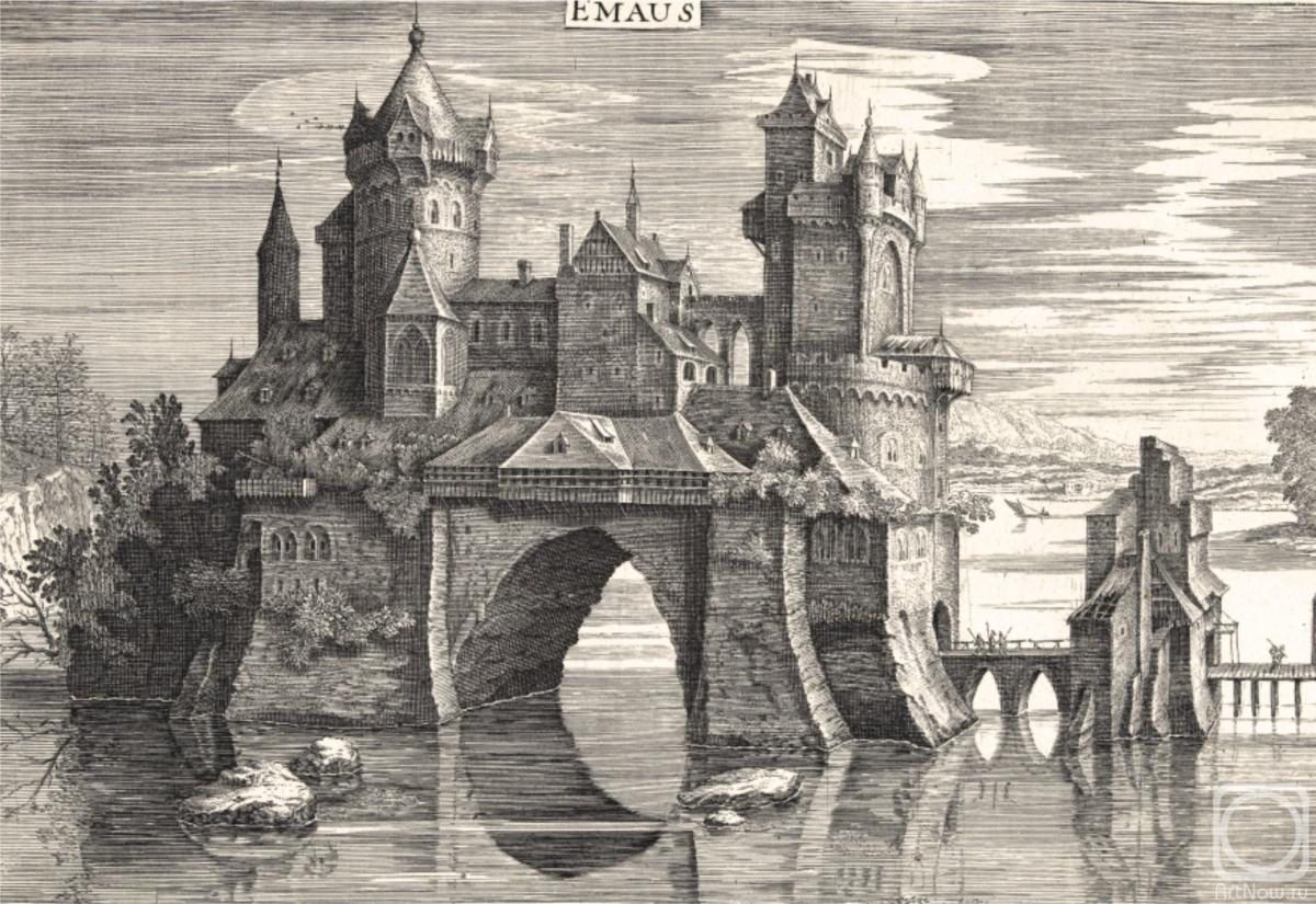 Kolotikhin Mikhail. A castle surrounded by water