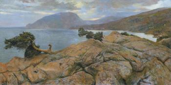 �ear Mount from the Cliff in the Crimea