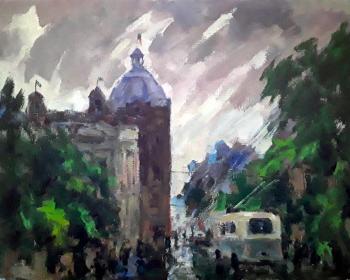 In bad weather. Knecht Aleksander