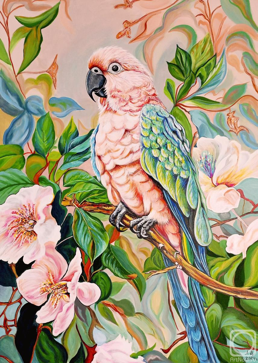 Tsyganskaya Anzhelika. Magnolia and the Parrot