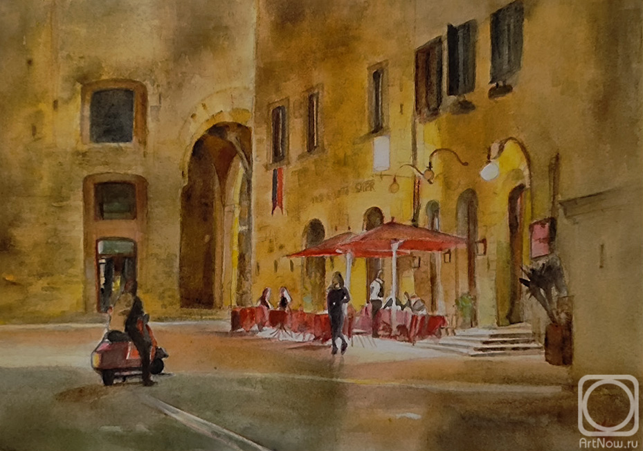 Zozoulia Maria. San Gimignano Castle