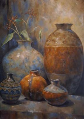 Clay pots. Krivorotenko Zhanna