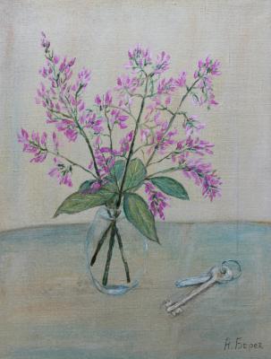 Small Bunch of Flowers and Keys