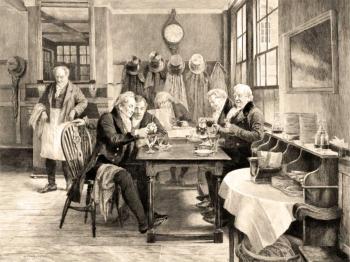 Punch with Cheshire cheese