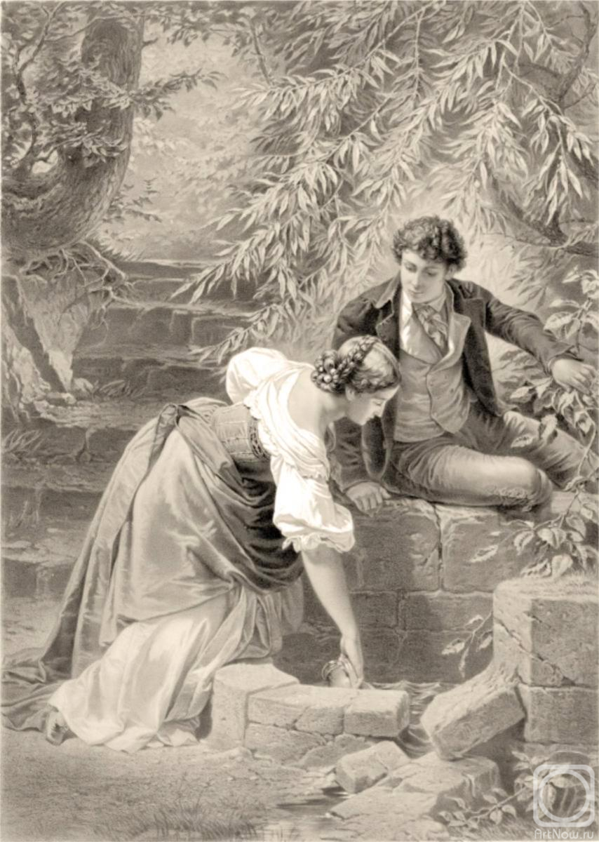 Kolotikhin Mikhail. Herman and Dorothea at the source