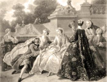 Courtiers in Versailles