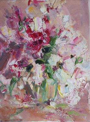 In love with peonies. Kuzina Maria