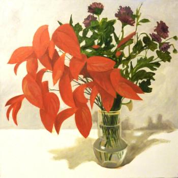 Red leaves. Zaytsev Anatoliy