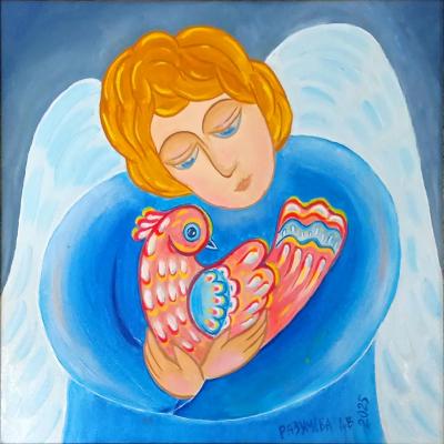 Angel with a Bird