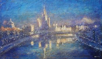 Warm light in a high-rise building. Rakhmatulin Roman