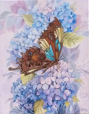 Butterfly. Mechanical Universe (Floral Fantasy Art). Kupriyanova Irina