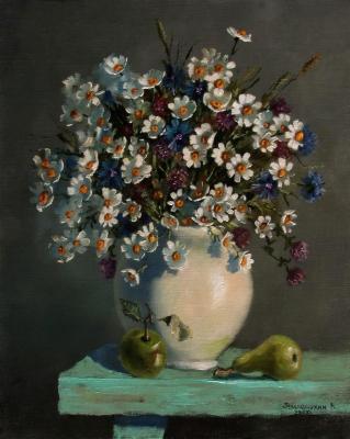 Daisies and fruits. Zemlianukhin Vadim