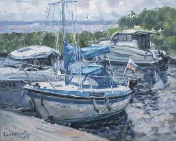 Yacht Berth Lake Ladoga. Savenkova Natalya