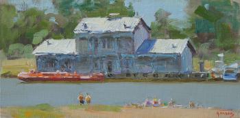 In the Astrakhan backwater. Panov Igor