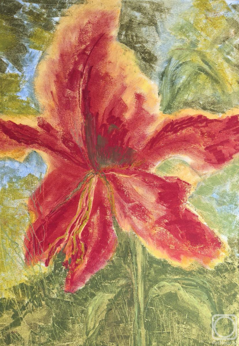 Shishkina Nadezhda. Red flower
