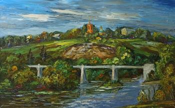 Картина «Город на горе Лебедянь»