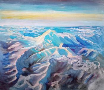 Elbrus and heaven. Medvedeva Maria